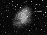 M 1 Crab nebula in Taurus