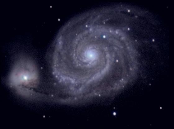 M 51 Galaxy in Canes Venatici